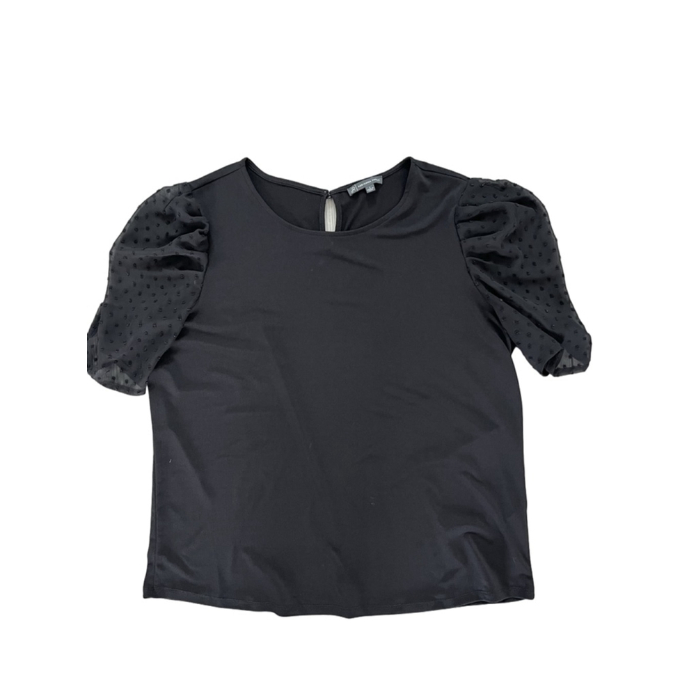Adrianna Papell Black Blouse Women's Large